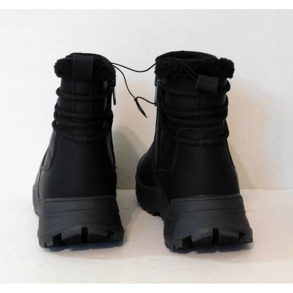 Eddie Bauer Winter Boots Siren Ladies Size 9 Black Warm Lined Cushioned - Picture 7 of 14